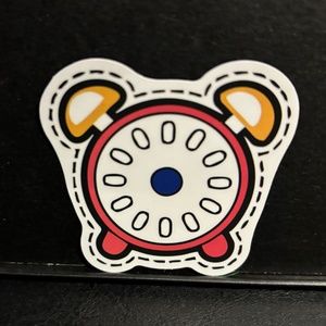 ALARM  CLOCK STICKER